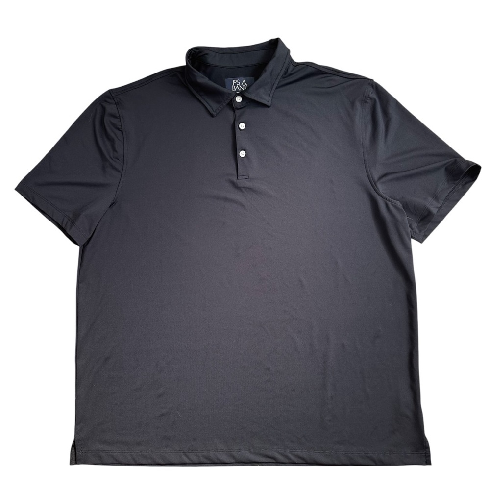 3 Mens Jos. A. Bank polo shirts.  All XL in diff colors: Black, Navy & Dark Blue